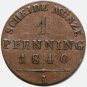 German State PRUSSIA coin – 1 Pfenning, 1840 A