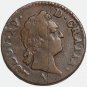 1774 France 1 Sol Lille Mint Louis XVI Copper Coin F-VF