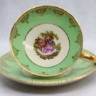SET of 3 Vintage Gloria Fine Porcelain Bone China Germany Cups and Saucers