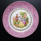 Antique Pink Germany Bavaria Porcelain Parbus Bone China Plate Dish 1949-1955