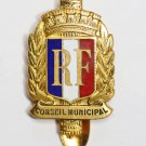 Rare France Conseil Municipal Badge in Original Box