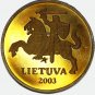 Proof 2003 Lithuania 20 Centu Centai Cents Litai Litas coin