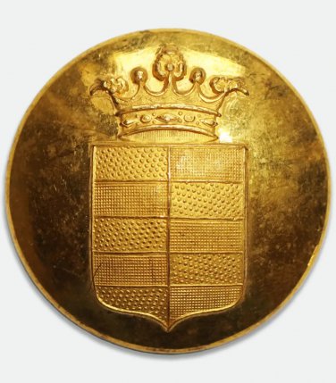 Antique Gilded Livery Button &acirc;�� Flach Family
