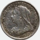 1894 3 pence, Great Britain United Kingdom UK GB coin – Victoria