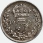 1894 3 pence, Great Britain United Kingdom UK GB coin &acirc;�� Victoria