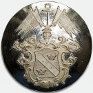 Antique Silver-Plated and White Enamel Livery Button – Ankarcrona Family Crest