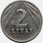 2 Litai Litas 1991 Lithuania Litauen Litwa coin
