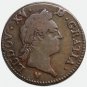 VF-XF 1771 France coin 1 Sol – Strasbourg (BB), Louis XV