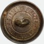 Antique Silver Plated Livery Button with Ornate &acirc;��CCC de&acirc;�� Monog, 26mm, Barcelona
