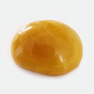 Vintage Natural Baltic Amber Stone Butterscotch Egg Yolk Brooch 22 g
