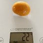 Vintage Natural Baltic Amber Stone Butterscotch Egg Yolk Brooch 22 g