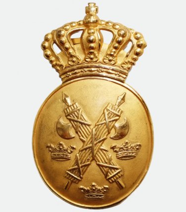 Swedish Police Hat Cap Badge, Plate, Cockade M/1926