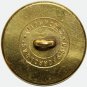 Antique gilded livery button with the family coat of arms of von Rosen