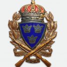 1950 Swedish Military Shooting Badge 3rd Class Bronze & Silver Medal