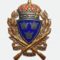1950 Swedish Military Shooting Badge 3rd Class Bronze & Silver Medal
