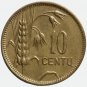 VF 1925 Lithuania coin 10 centu centai cents
