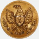 Antique Civil War Era US Army Artillery Button, Eagle with “A” by D. Evans & Co