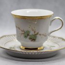 Vintage Svancholm 1530 Flora Alpina Porcelain Bone China Cup and Saucer