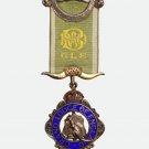 Antique 1939 Grand Lodge of England Masonic Gilt Silver Medal – St. James Lodge