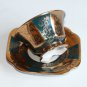 Vintage Luiz XV Pocelain Gold Green Bone China Cup with Saucer