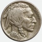 1936 US USA Philadelphia 5 Cents coin, XF – “Buffalo Nickel” 1936 US USA Philadelphia 5 Cents coin, XF – “Buffalo Nickel”