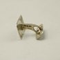 Vintage Solid Silver cufflinks, art deco cufflinks, mens jewellery #2