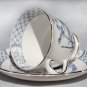 SET of Antique Bone China Tuscan England 1947s Porcelain Cups and Saucers