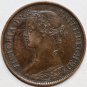 1861 Farthing Great Britain United Kingdom coin - Victoria