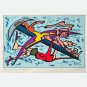 Frédéric Iriarte “Sky Element Technology” Lithography 1992 Signed