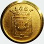 Antique Gilt Livery Button with the family coat of arms of Bonde
