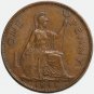 VF 1945 UK United Kingdom GB Great Britain coin 1 Penny - George VI