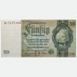 50 Reichsmark 1933, Germany banknote, bill Reichsbanknote