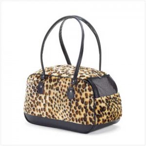 Leopard Print Pet Carrier  - 37110