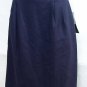 Kim Rogers side elastic waist straight wool suit skirt size 10
