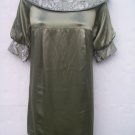 Elie Tahari embroidered silk swing dress size 6