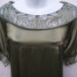 Elie Tahari embroidered silk swing dress size 6