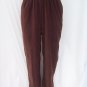 Bob Mackie stretch moleskin embroidered jacket & pant set suit size M