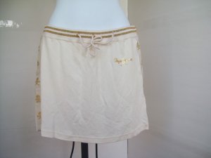 PEPE JEANS LONDON PJL skulls drawstring elastic waist Skirt size M