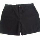 Harbor Bay loose fit black big mens shorts size 48