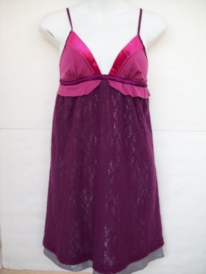 Anthropologie Free People boho crochet sleeveless tank dress size 2