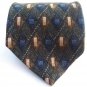 CARLO PALAZZI Couture green 100% silk mens necktie tie
