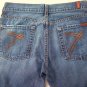7 for all mankind DOJO JEANS bootcut jeans size 28