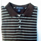 BANANA REPUBLIC stripe Long Sleeve POLO Shirt size XL