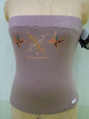 BABY PHAT stretch stud kitty Tube Top size L