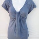 Banana Republic lace shoulders top size M