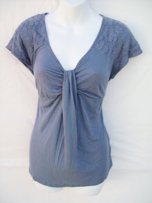 Banana Republic lace shoulders top size M