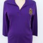 Ralph Lauren embroidered crest sweater size XL