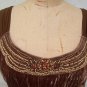 BCBG Max Azria velour tie on the side tank top size M