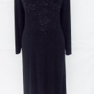 Carole Little travelers knit beaded front dress plus size 14