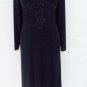 Carole Little travelers knit beaded front dress plus size 14
